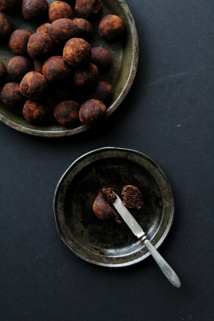 Tahini Date Truffles